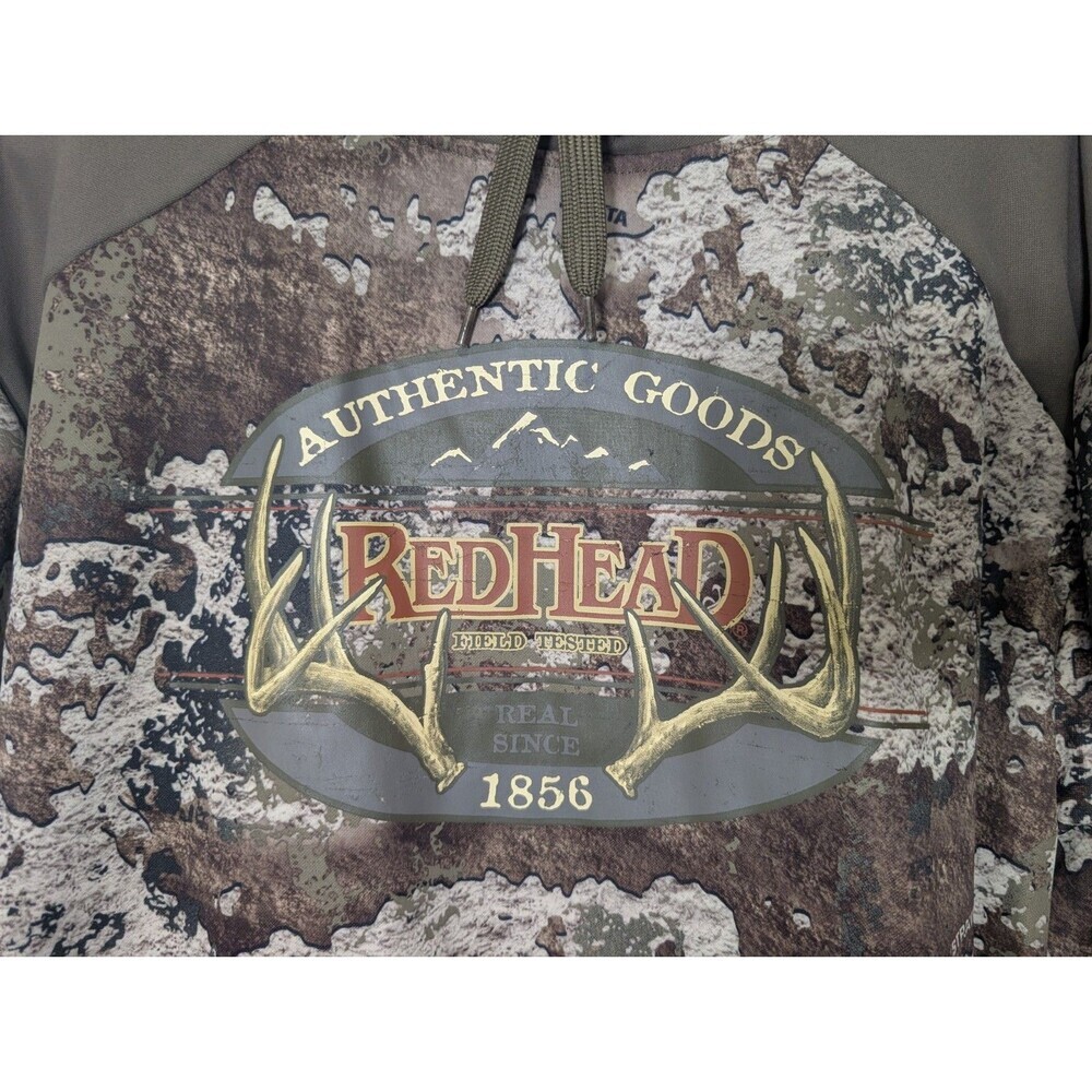 RedHead Men's TrueTimber Strata Camo Performance Fleece Hoodie Size L - Picture 2 of 6